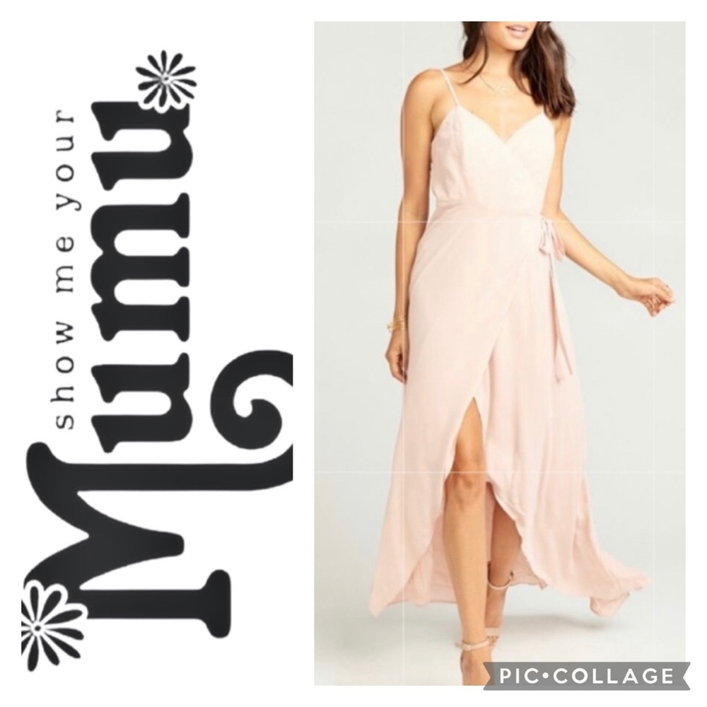 Show Me Your Mumu Mariah Wrap Dress Large …